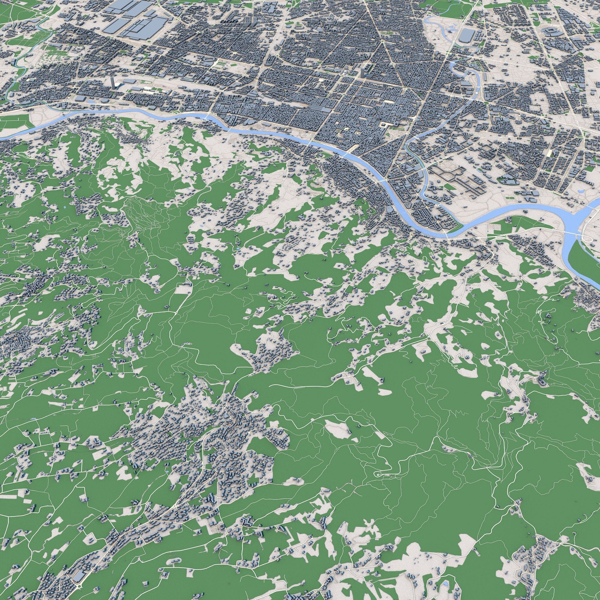 Turin City Italy 3D model_13