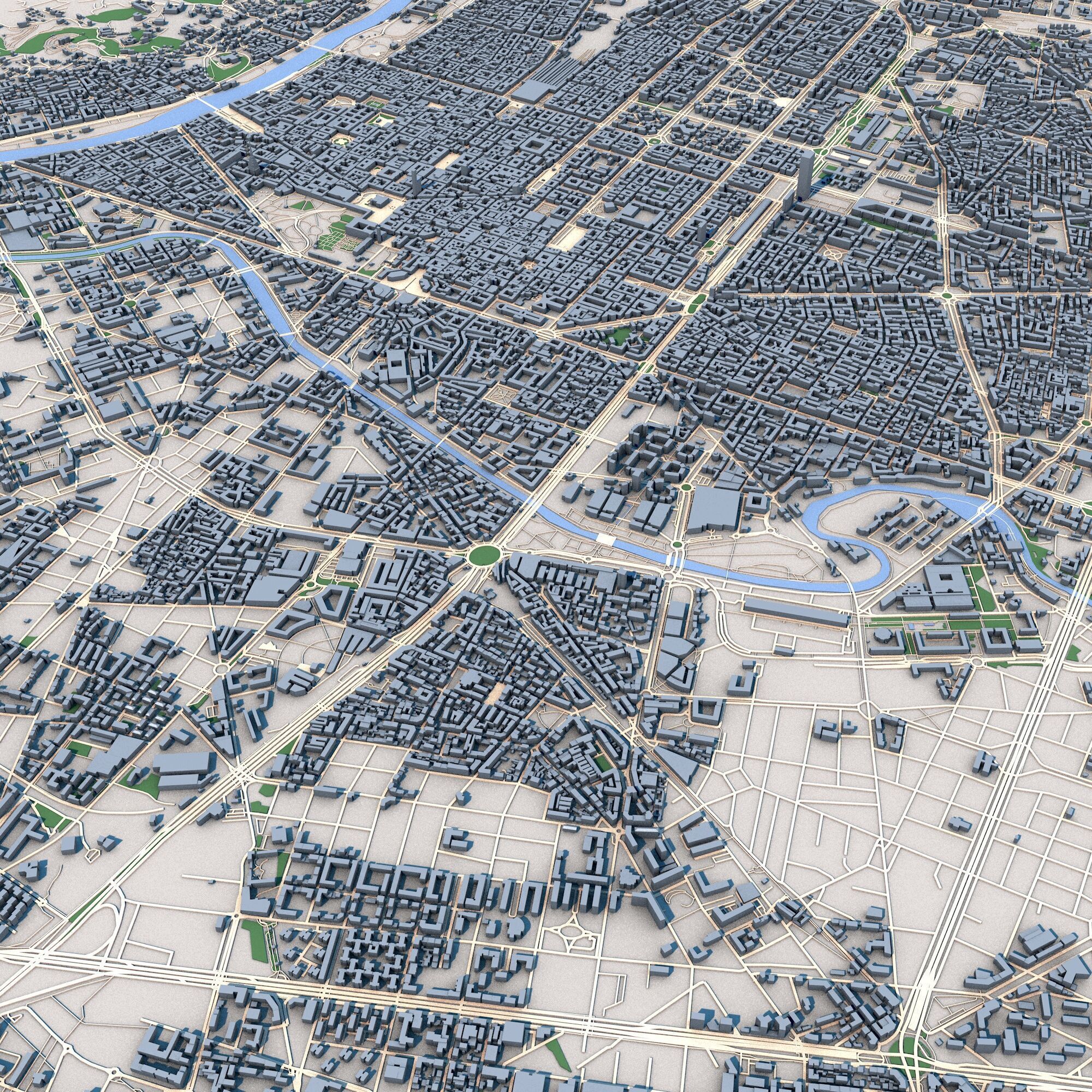 Turin City Italy 3D model_11