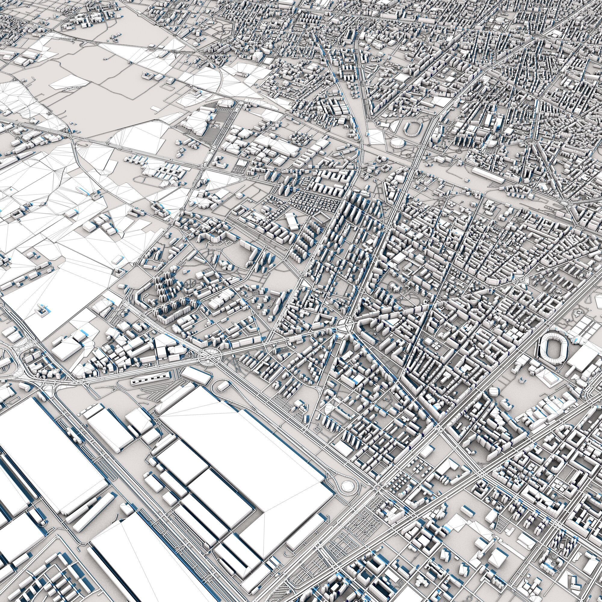 Turin City Italy 3D model_16
