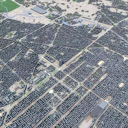 Turin City Italy 3D model