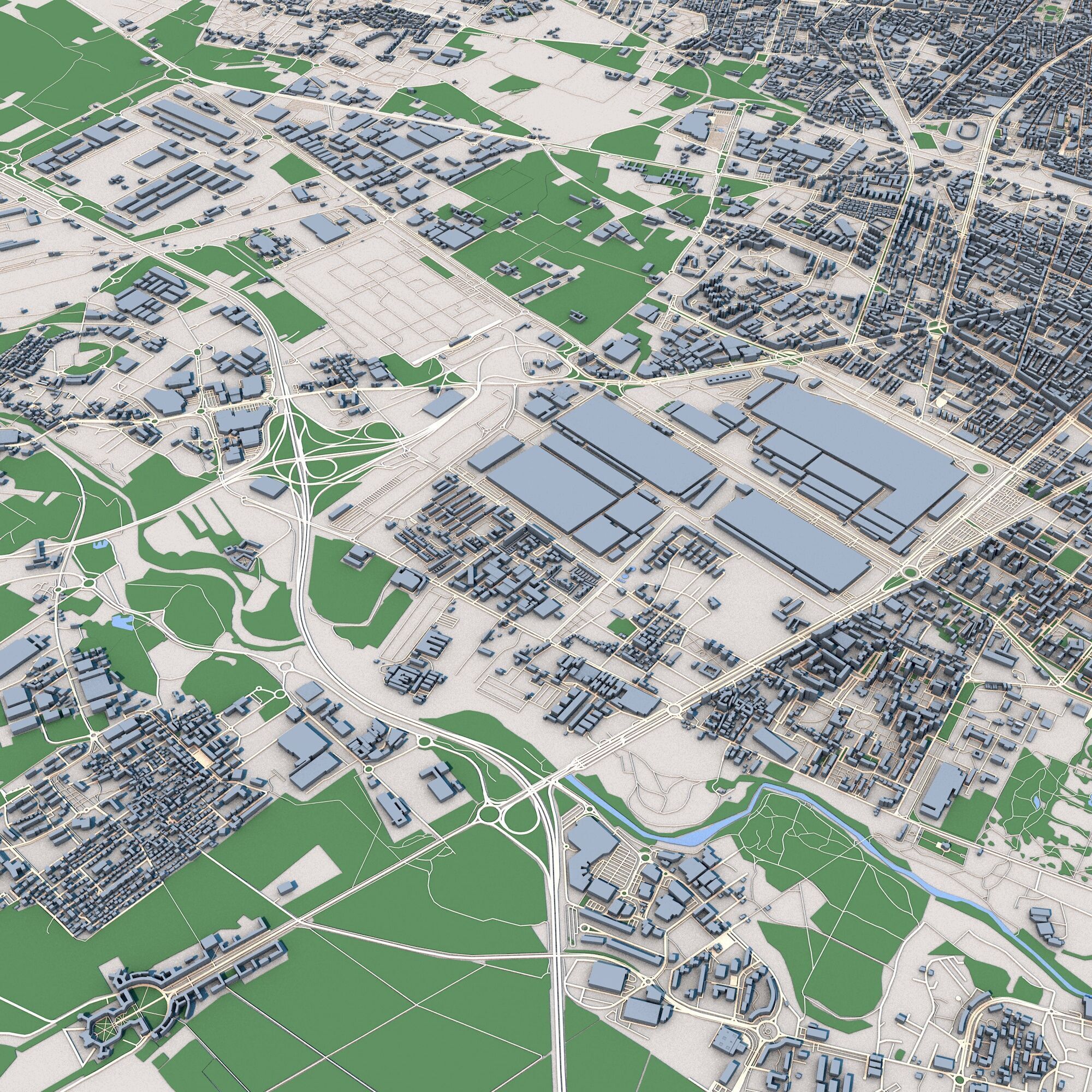 Turin City Italy 3D model_6