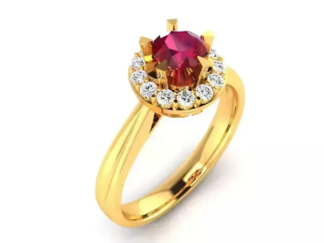 Women Ring  Render 3dm STL OBJ FBX Details