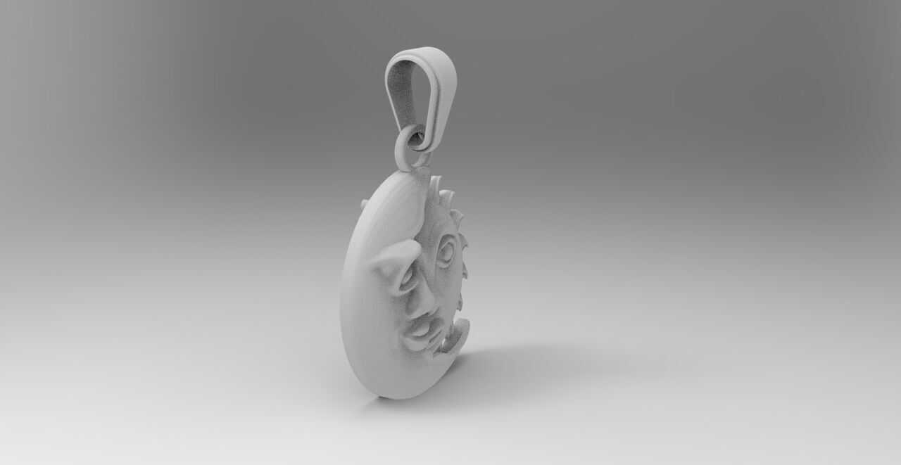 sol y luna  3D print model_5