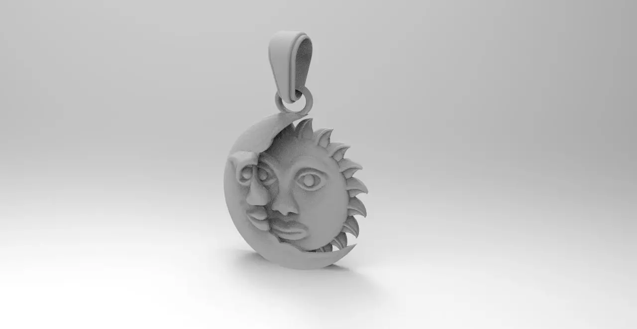 sol y luna  3D print model_0