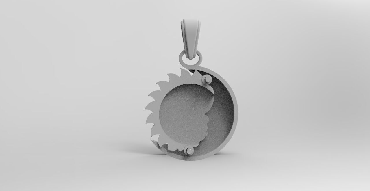 sol y luna  3D print model_3