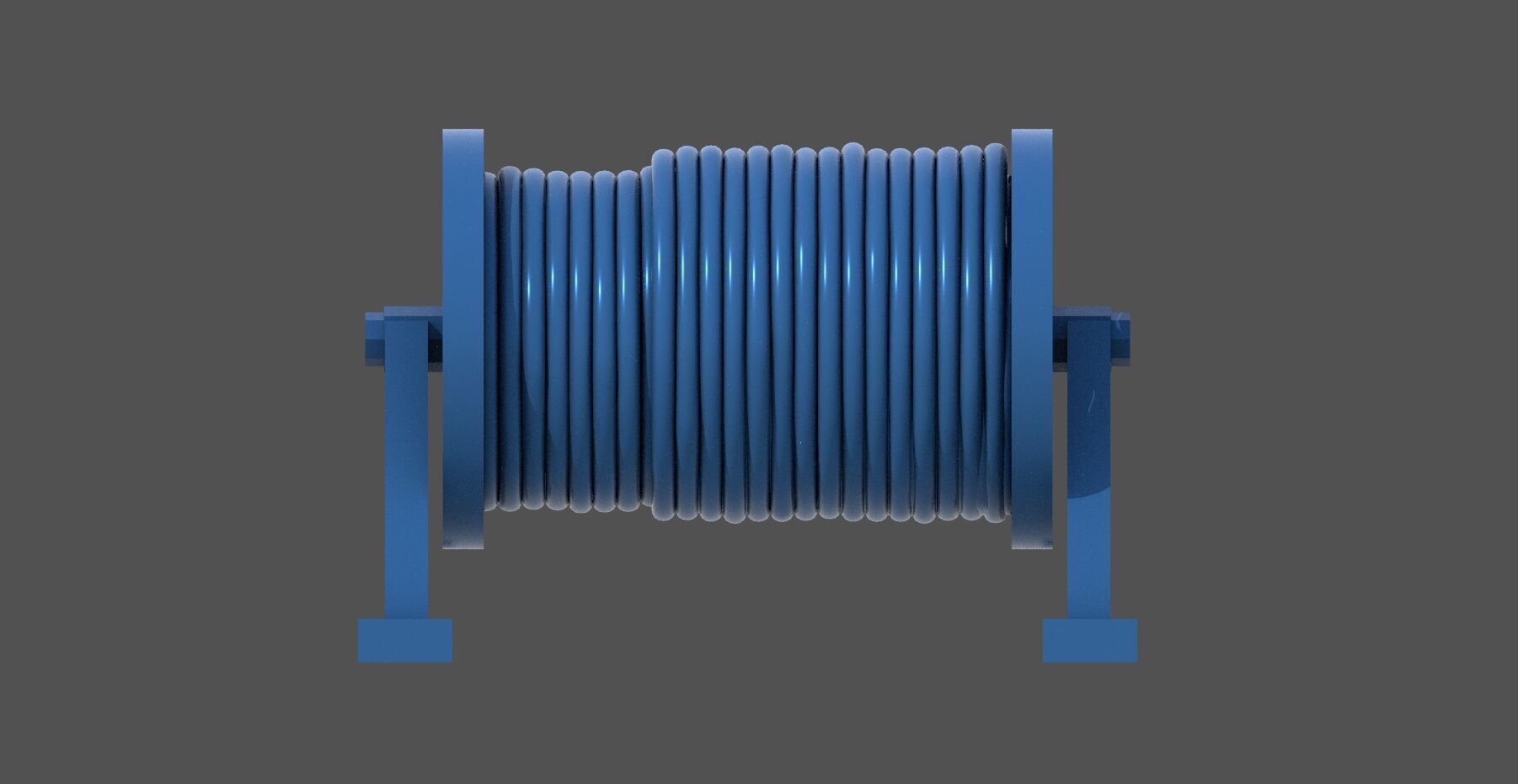 Naval hose reels - Commercial license - 1-200 scale 3D print model_3