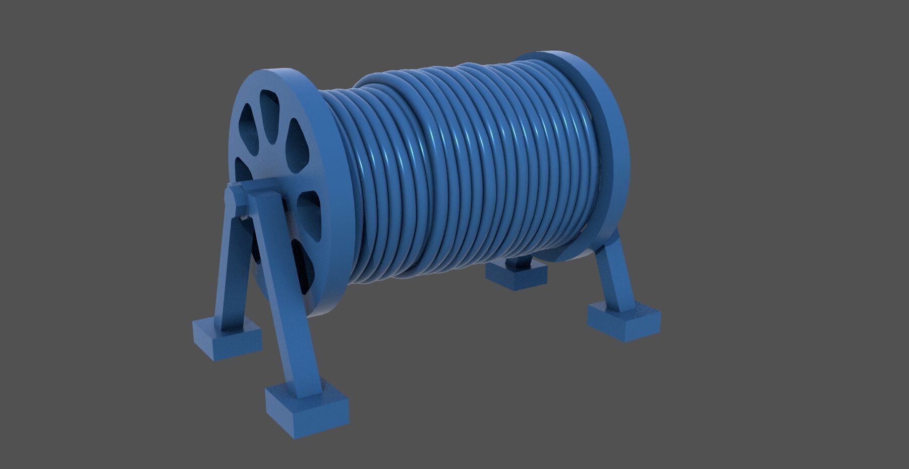 Naval hose reels - Commercial license - 1-200 scale 3D print model_2