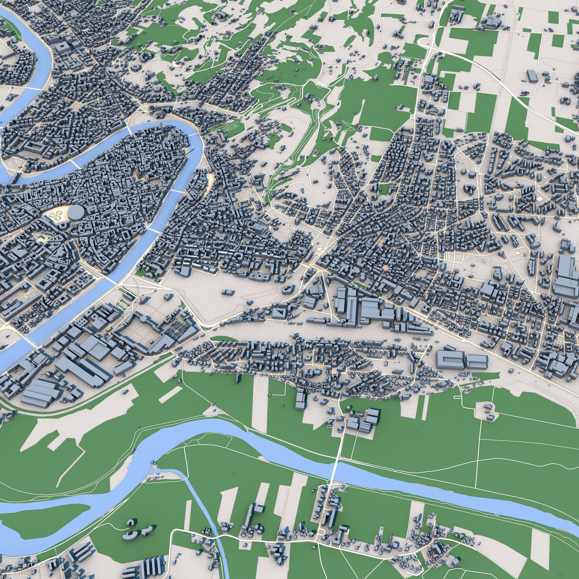 Verona City Italy 3D model_6