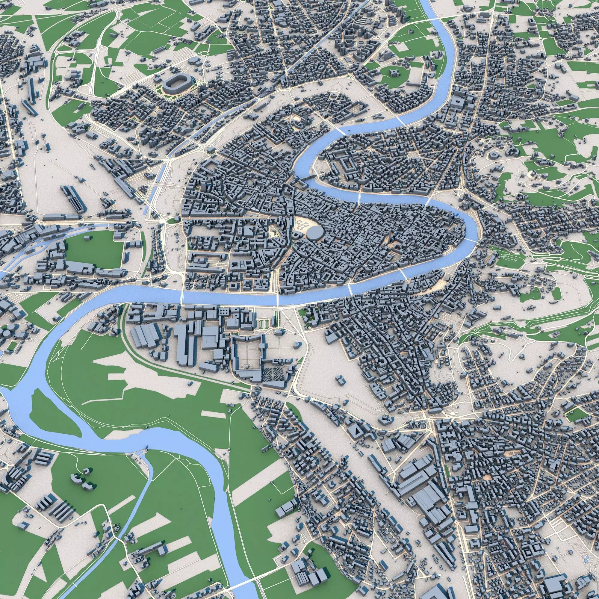 Verona City Italy 3D model_0