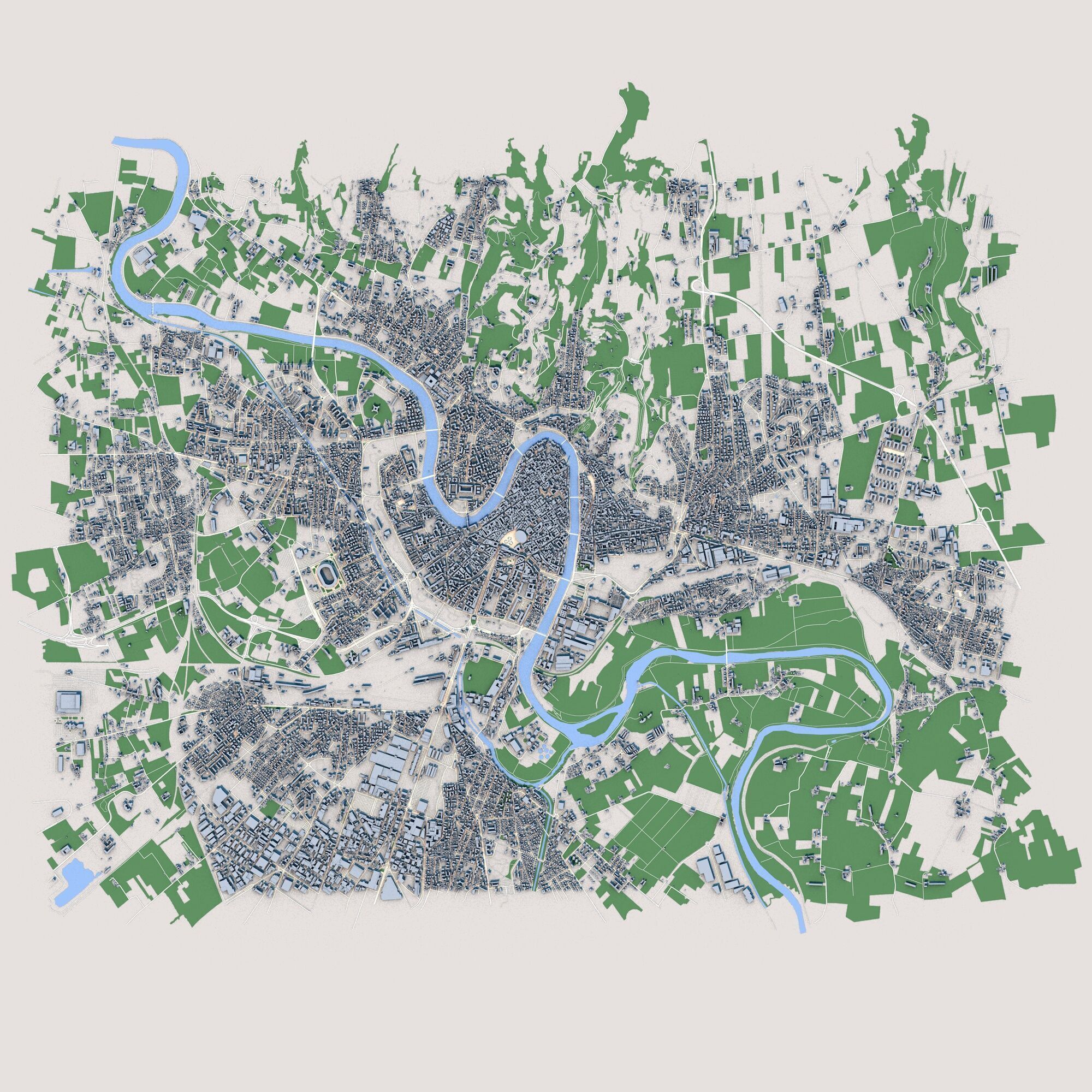 Verona City Italy 3D model_1