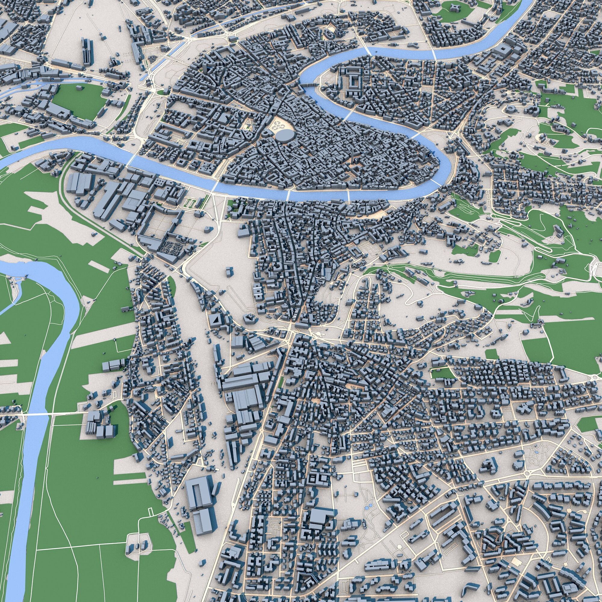 Verona City Italy 3D model_7