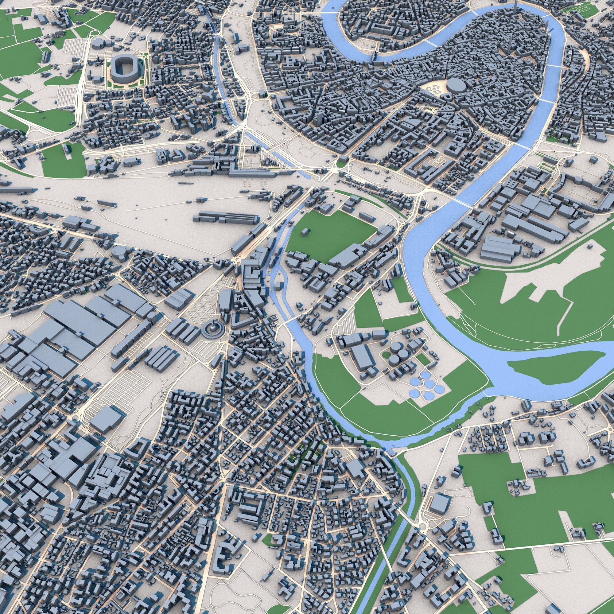 Verona City Italy 3D model_3