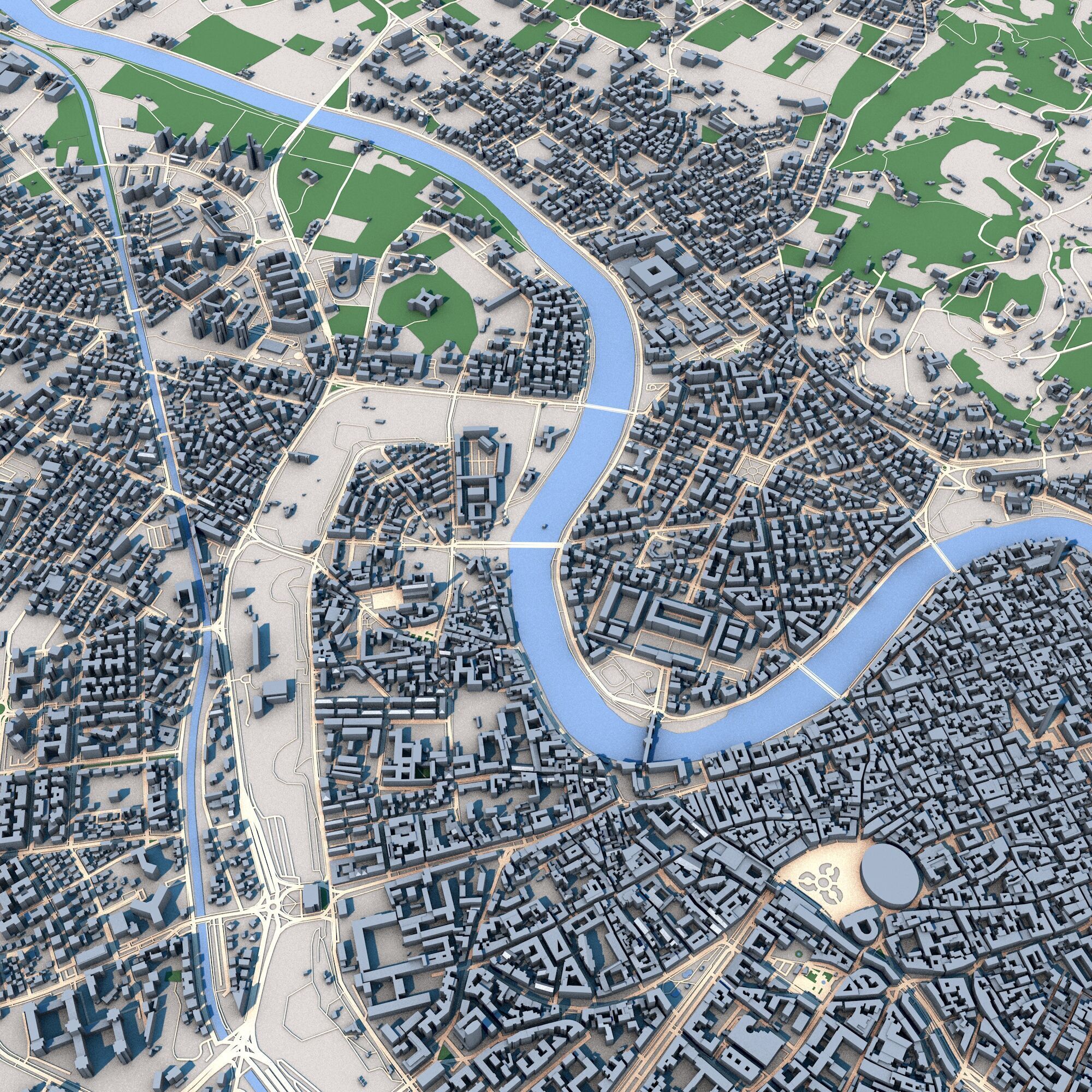 Verona City Italy 3D model_5
