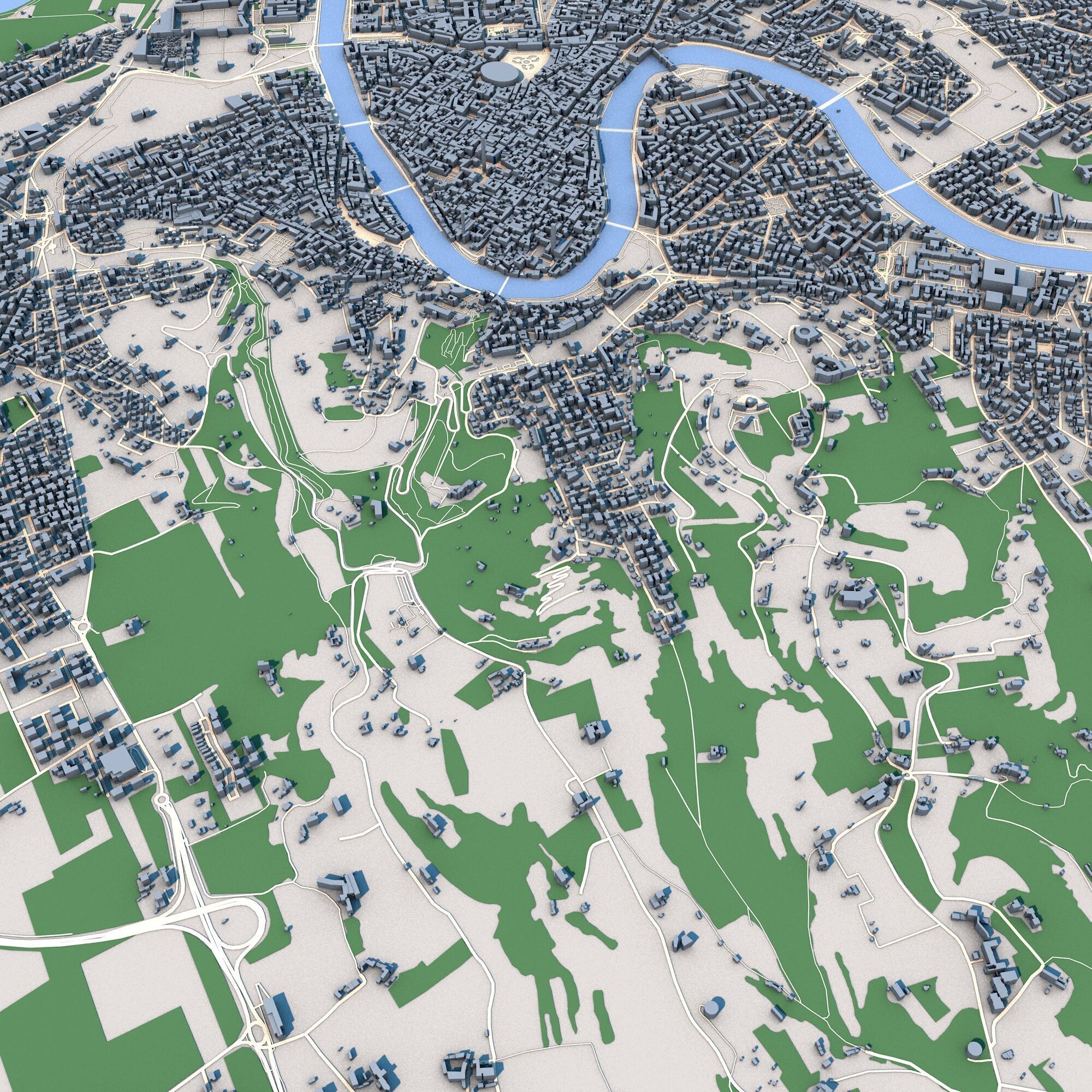 Verona City Italy 3D model_8