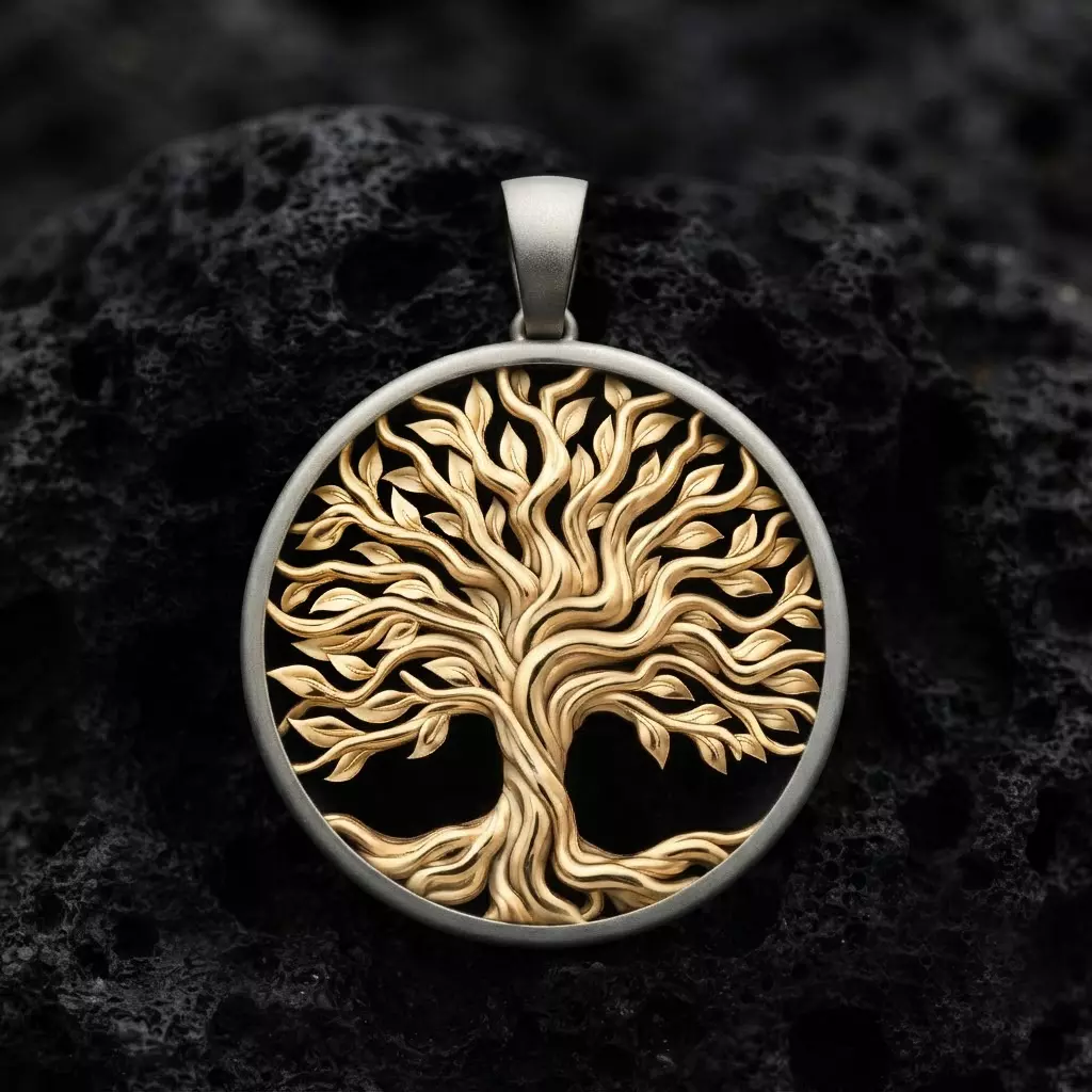Tree Branches Pendant 3D print model
