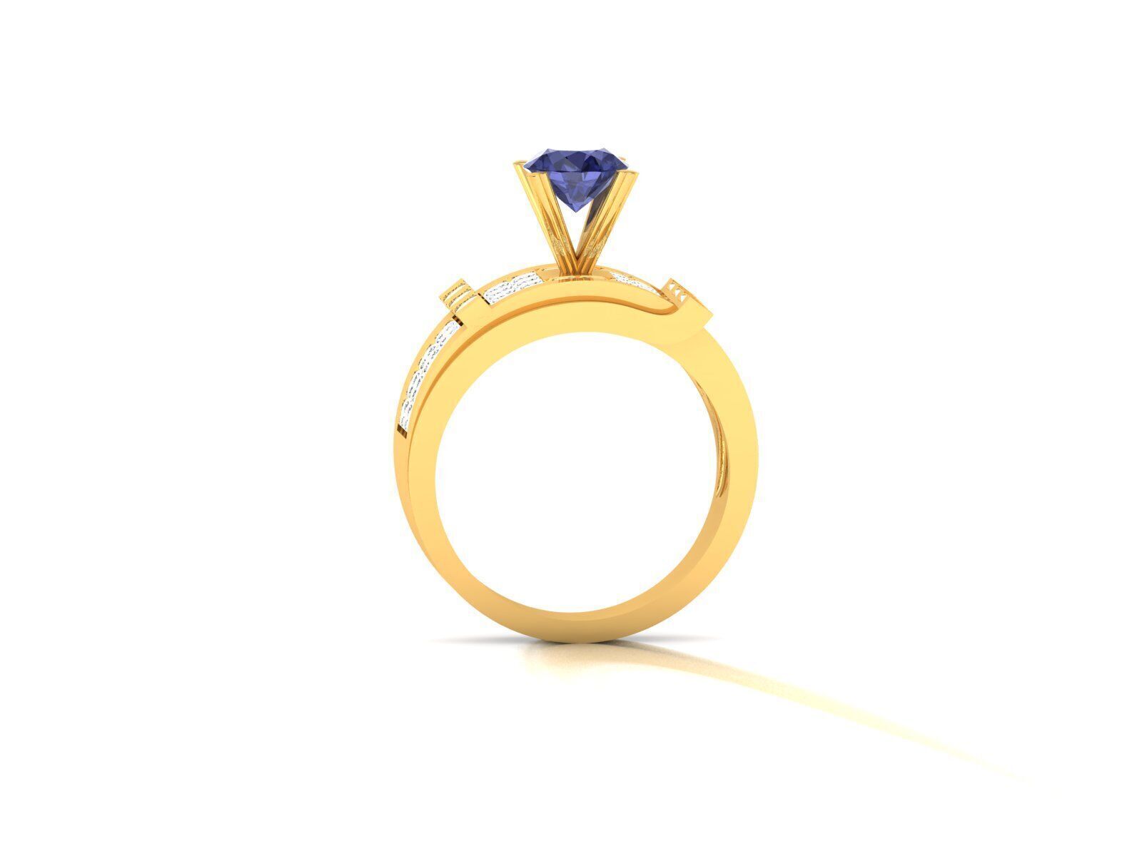 Mens Ring Render 3dm STL OBJ FBX Details 3D print model_4