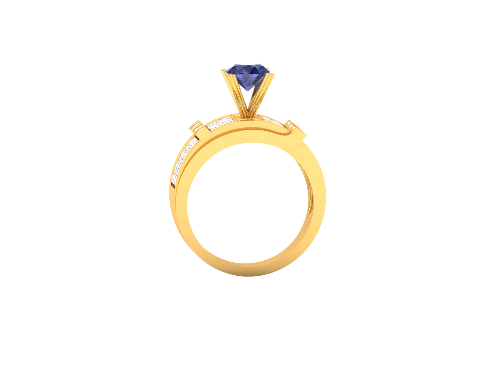 Mens Ring Render 3dm STL OBJ FBX Details 3D print model_5