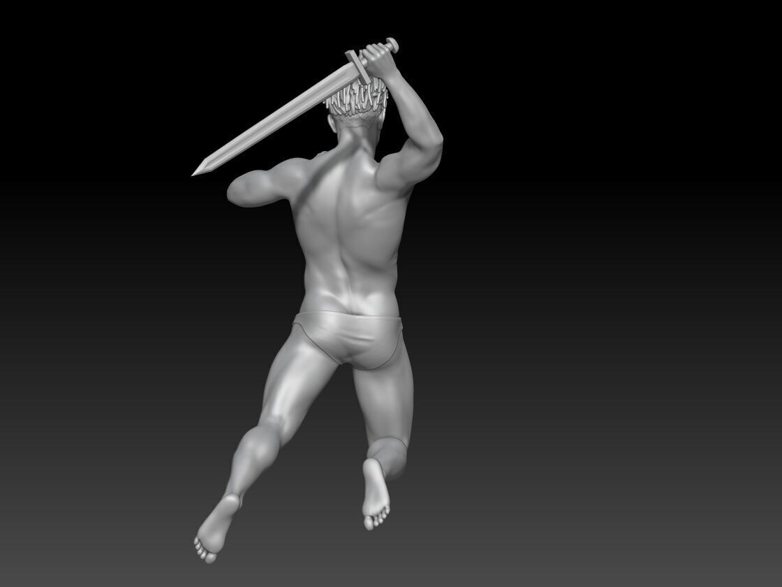 Male Pose References Drawing and Painting Inspiration 2 3D print model_2