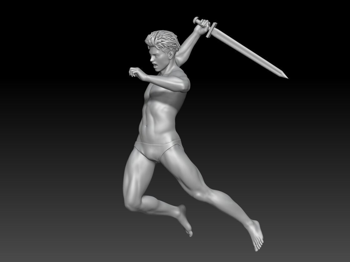 Male Pose References Drawing and Painting Inspiration 2 3D print model_1