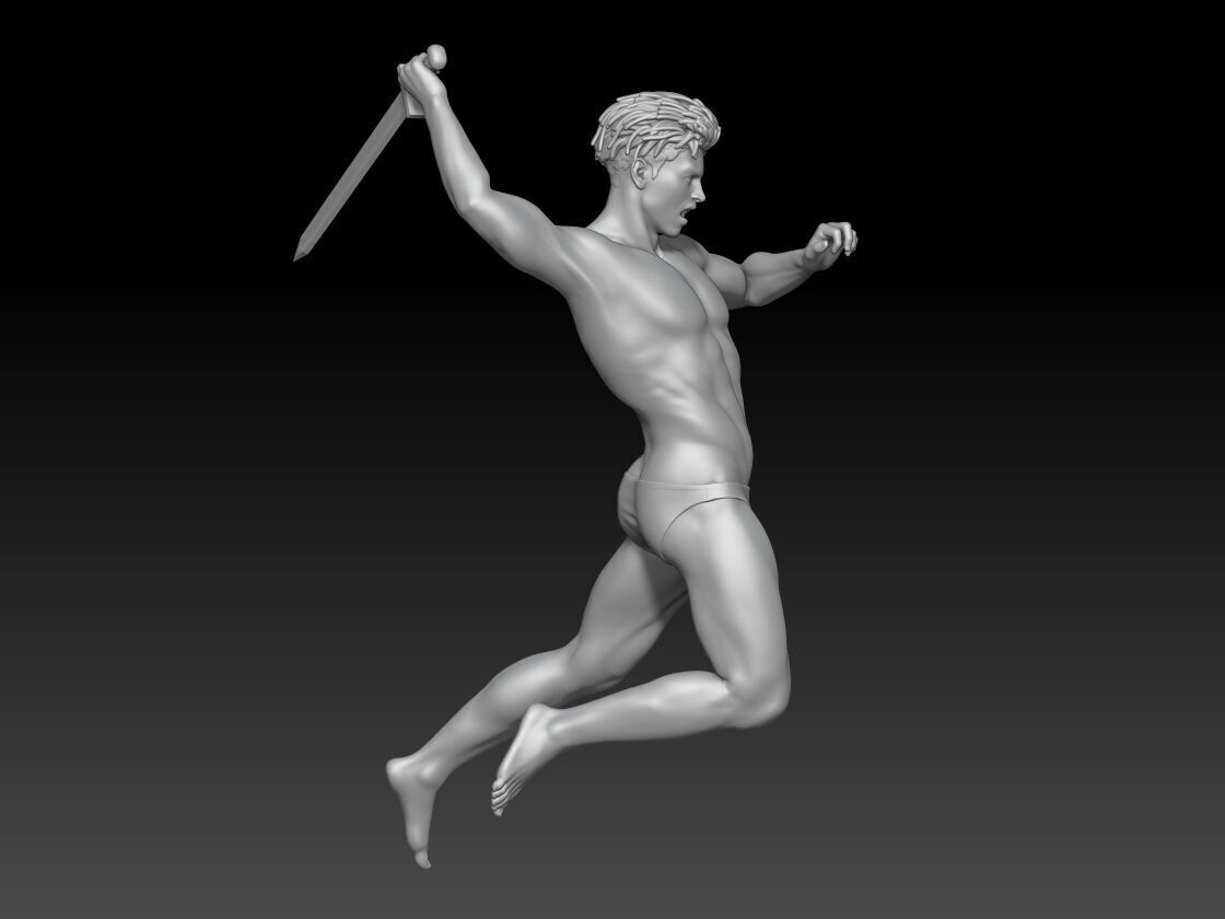 Male Pose References Drawing and Painting Inspiration 2 3D print model_3