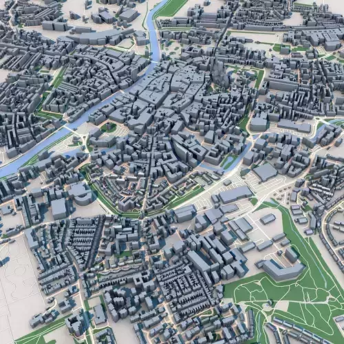York City England 3D model