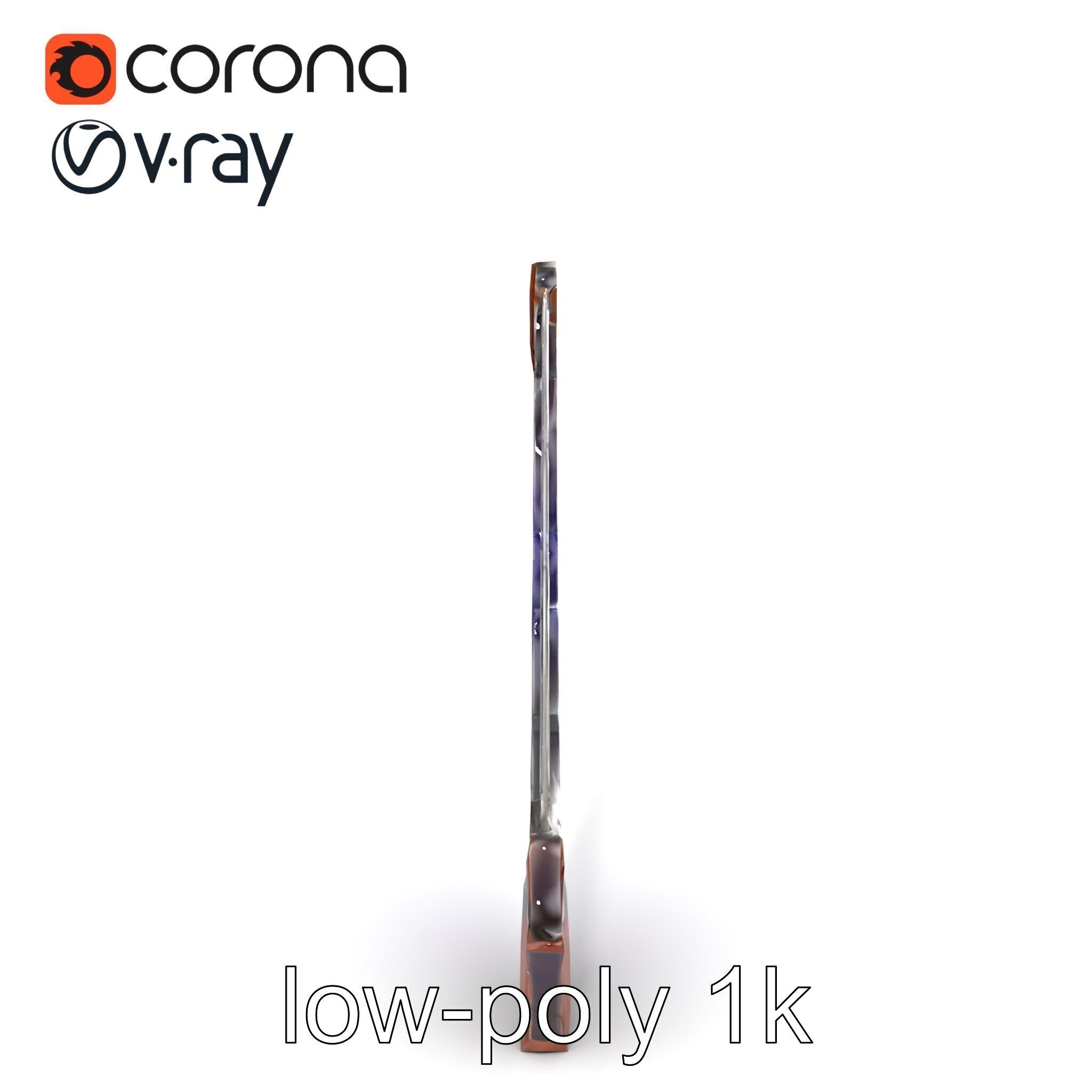 Legendary Encrusted Bow Luminous Script model pack Low-poly 3D model_21