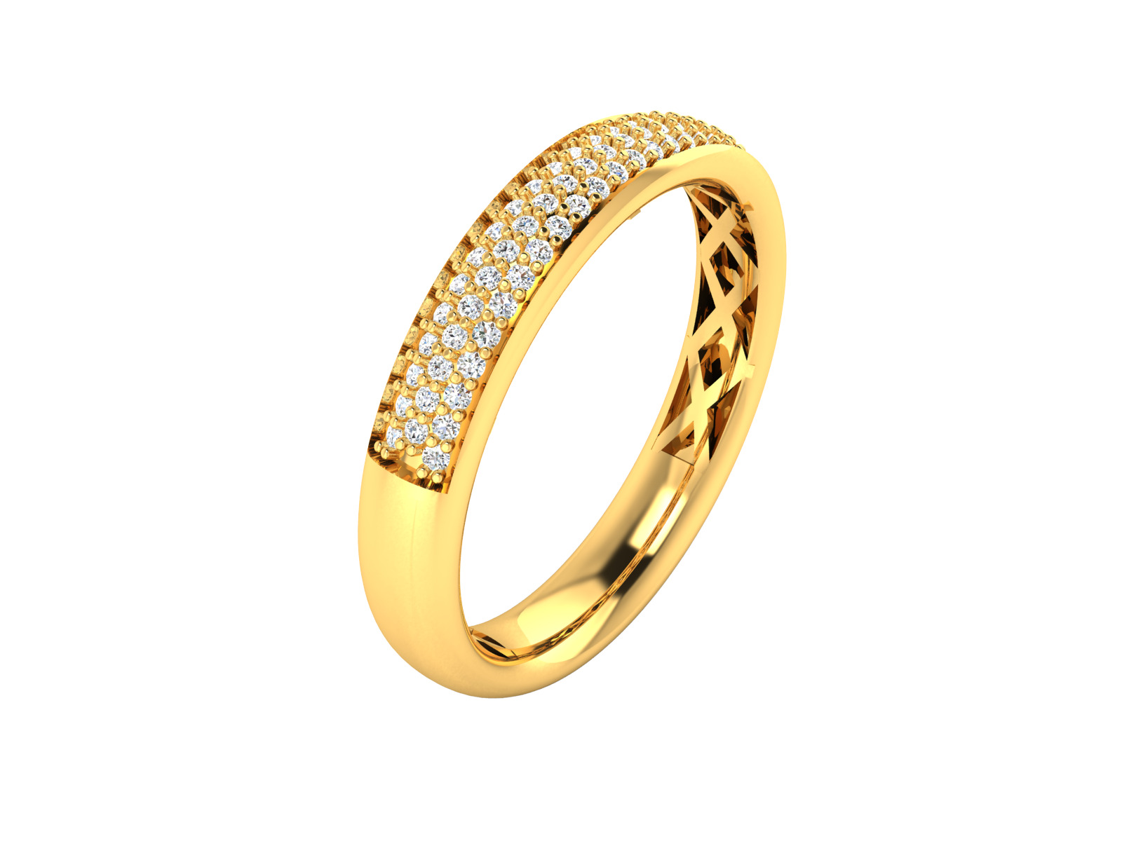 Women Ring  Render 3dm STL OBJ FBX Details 3D print model_1