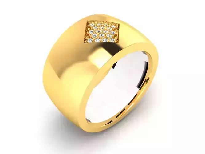 Mens Ring  Render 3dm STL OBJ FBX Details
