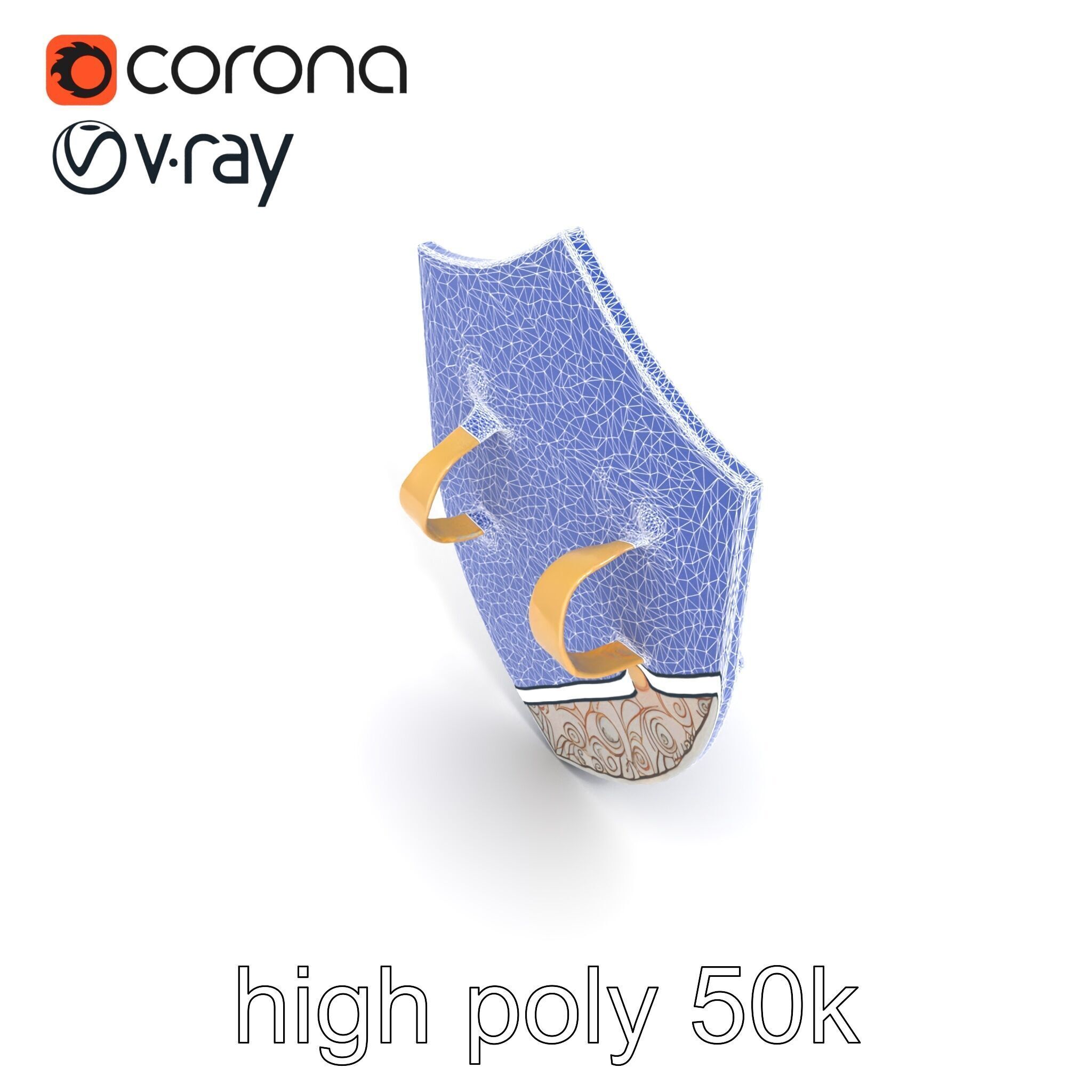 Majestic Crystal Wizards Shield model pack Low-poly 3D model_15