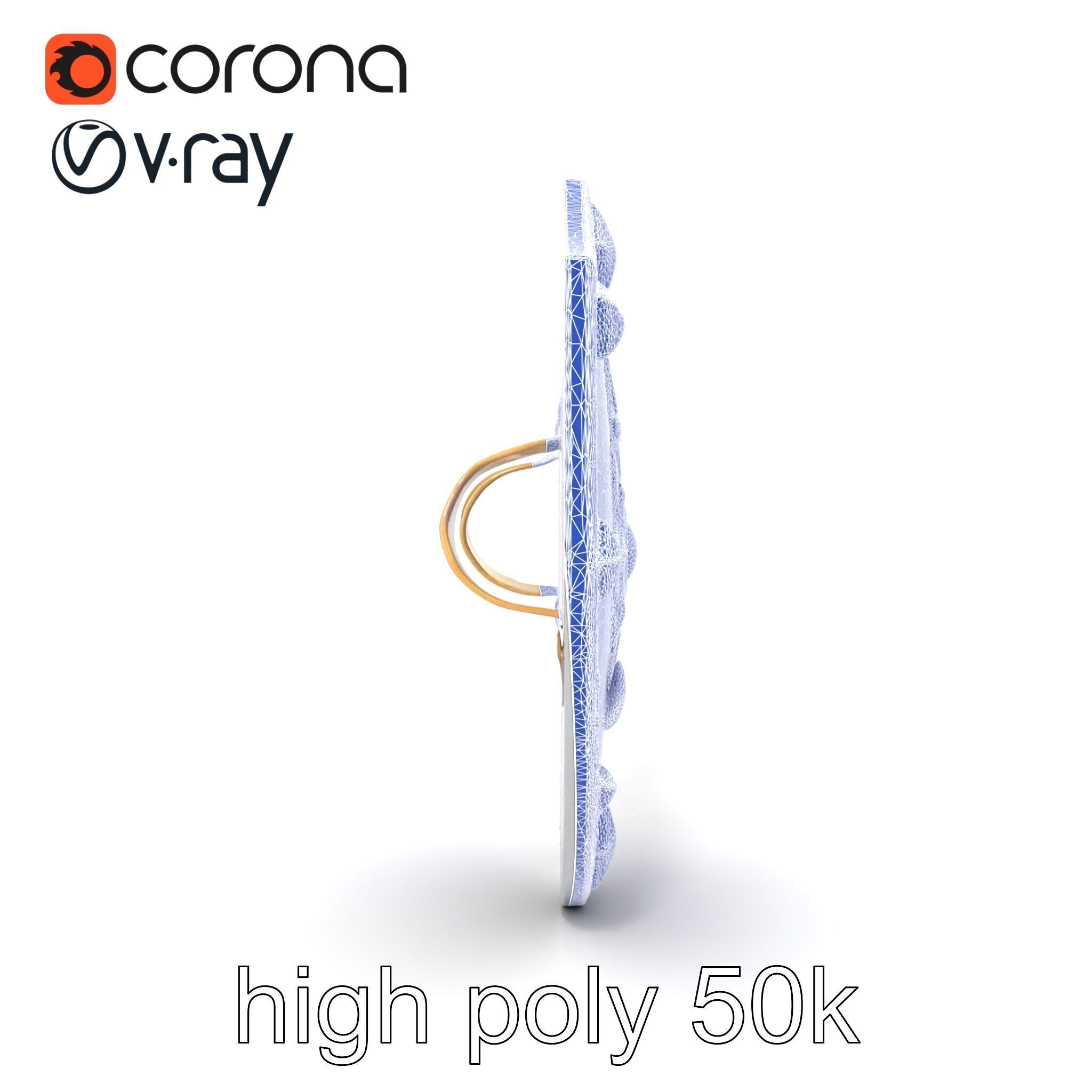 Majestic Crystal Wizards Shield model pack Low-poly 3D model_20