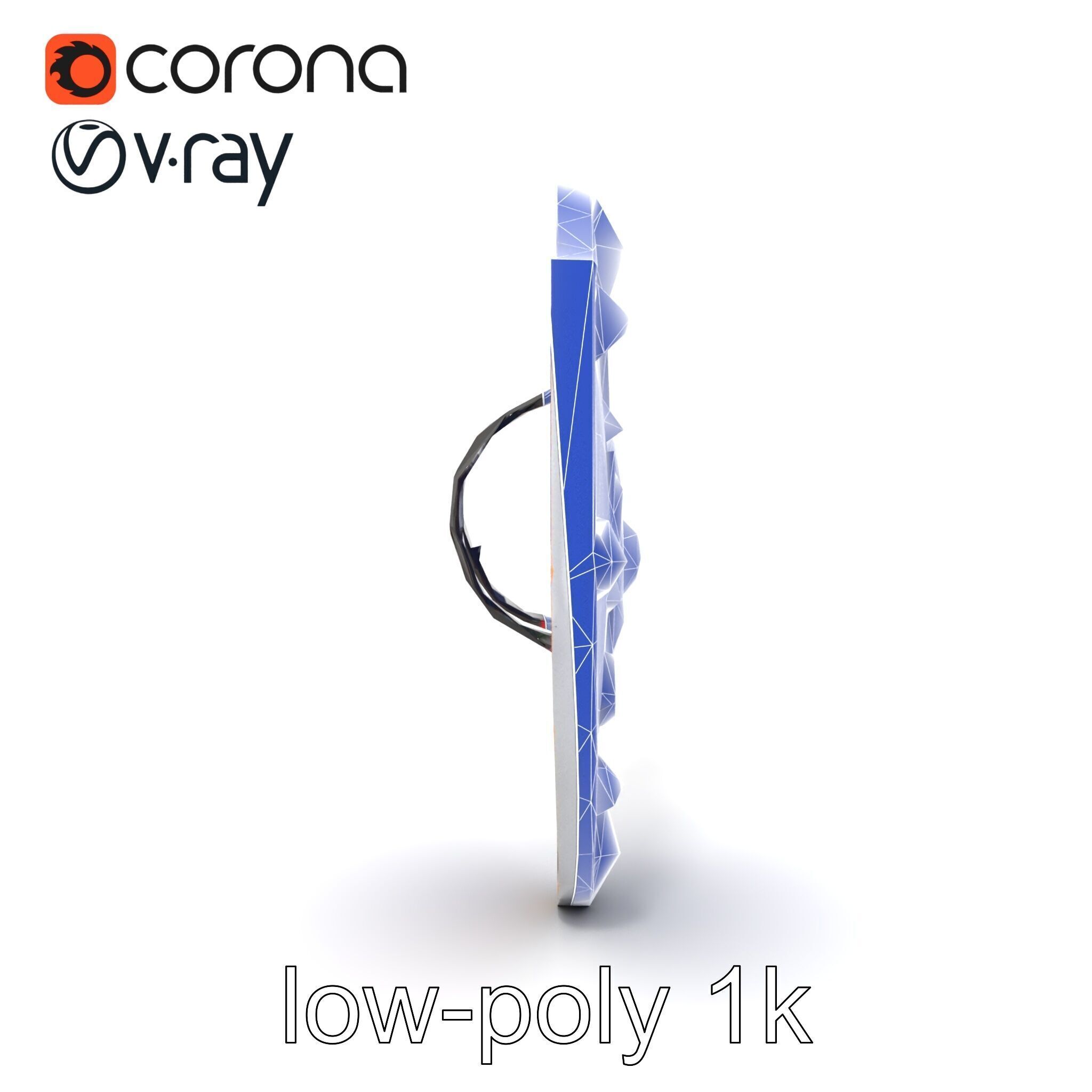 Majestic Crystal Wizards Shield model pack Low-poly 3D model_22