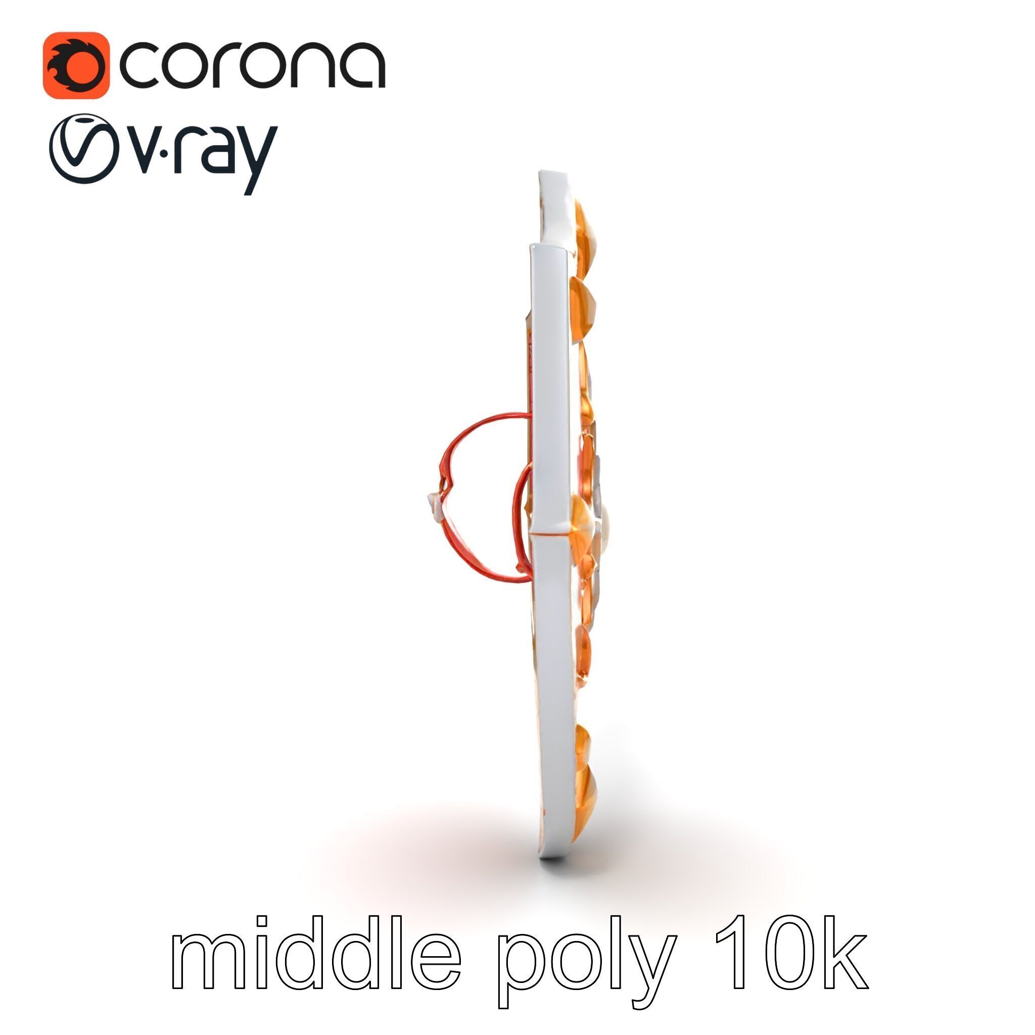 Majestic Crystal Wizards Shield model pack Low-poly 3D model_30