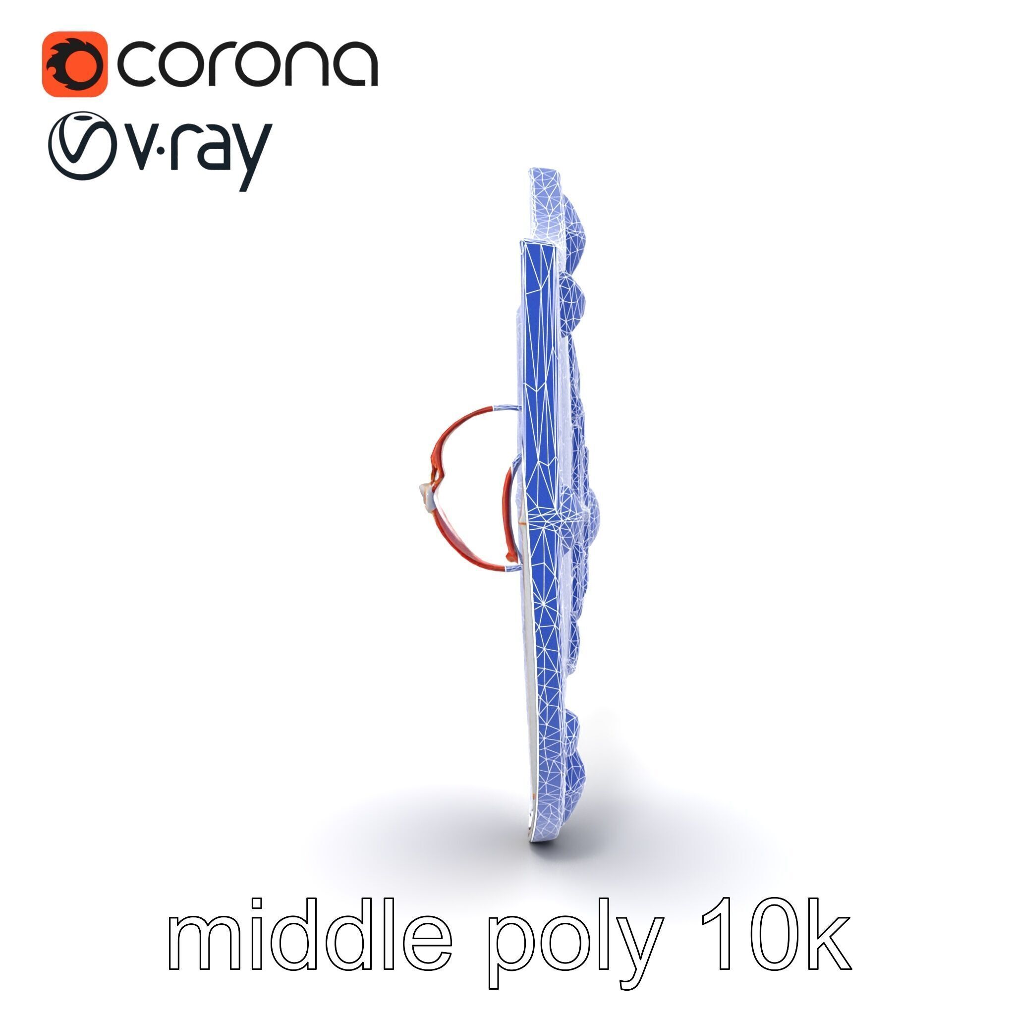 Majestic Crystal Wizards Shield model pack Low-poly 3D model_31