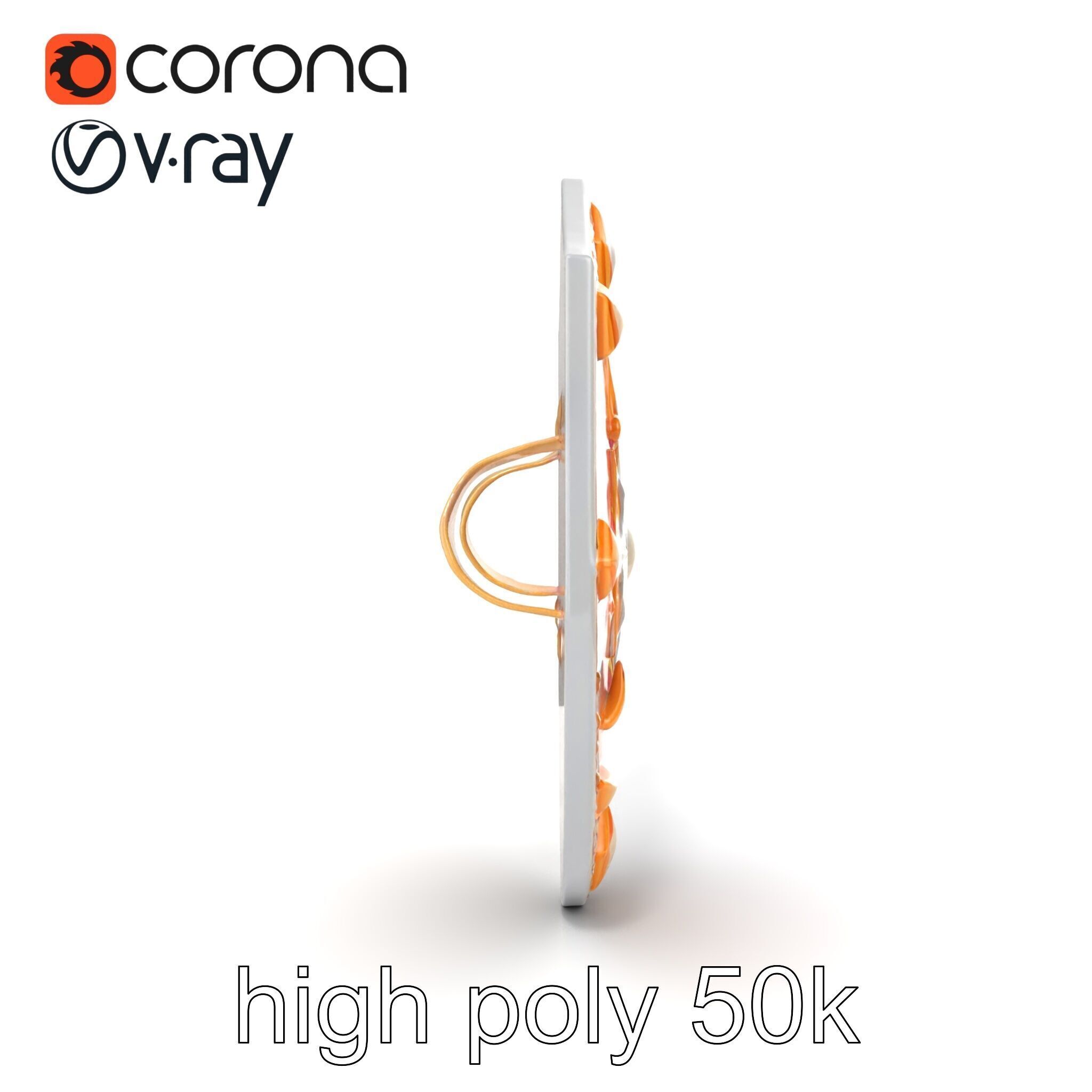 Majestic Crystal Wizards Shield model pack Low-poly 3D model_27