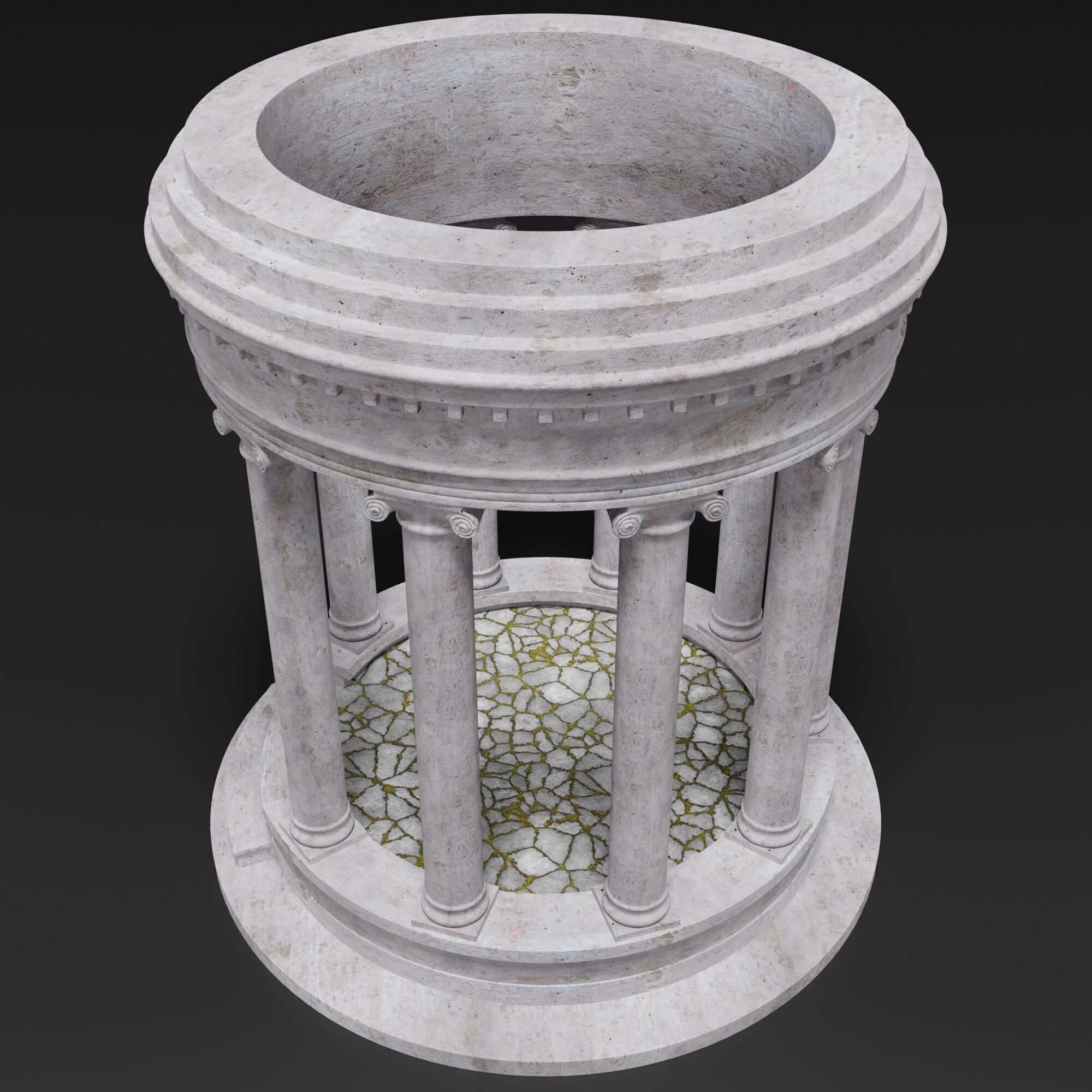 Sculpture Column 3D model_6