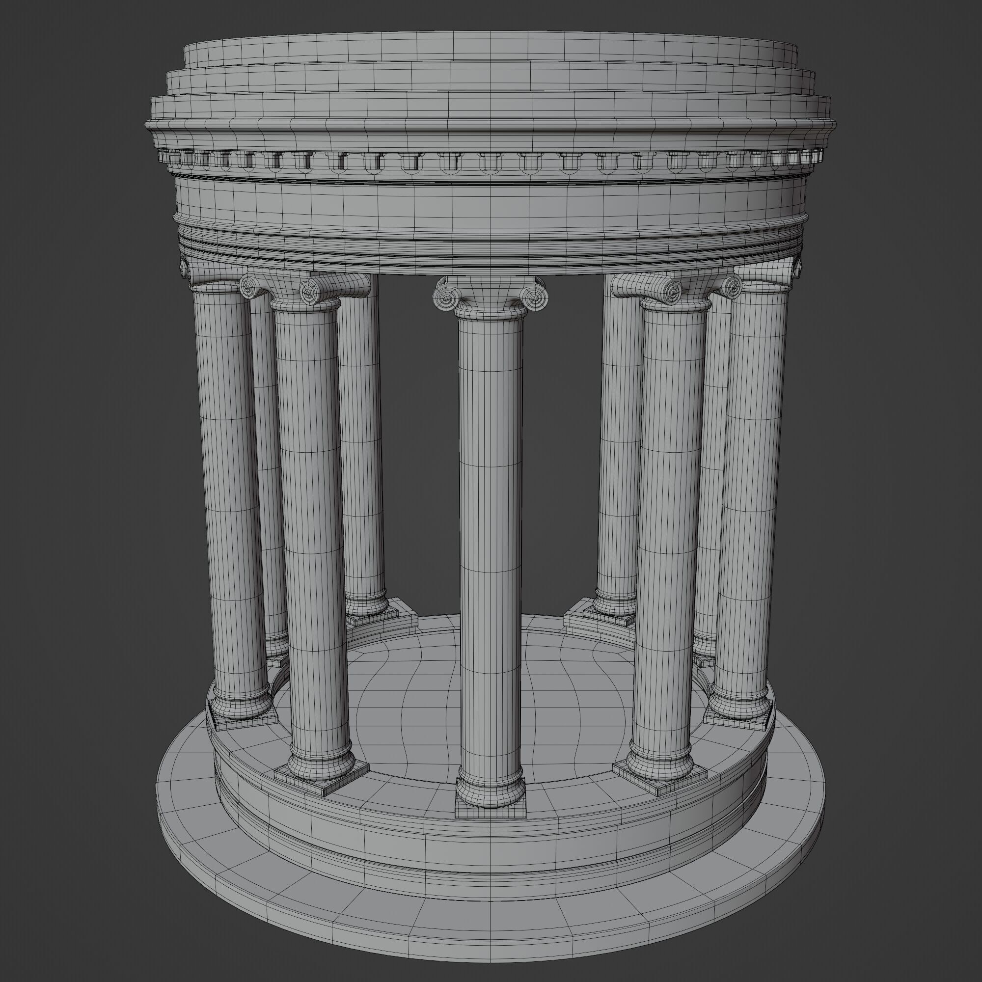Sculpture Column 3D model_12