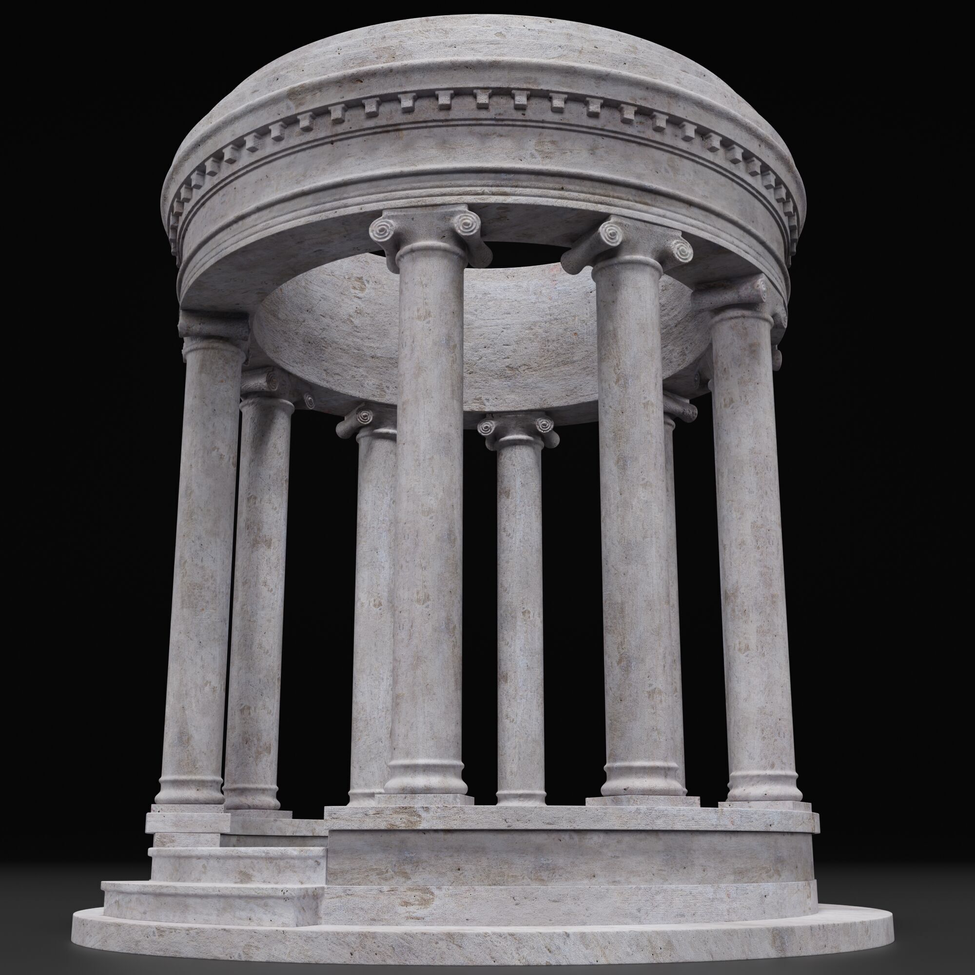 Sculpture Column 3D model_7