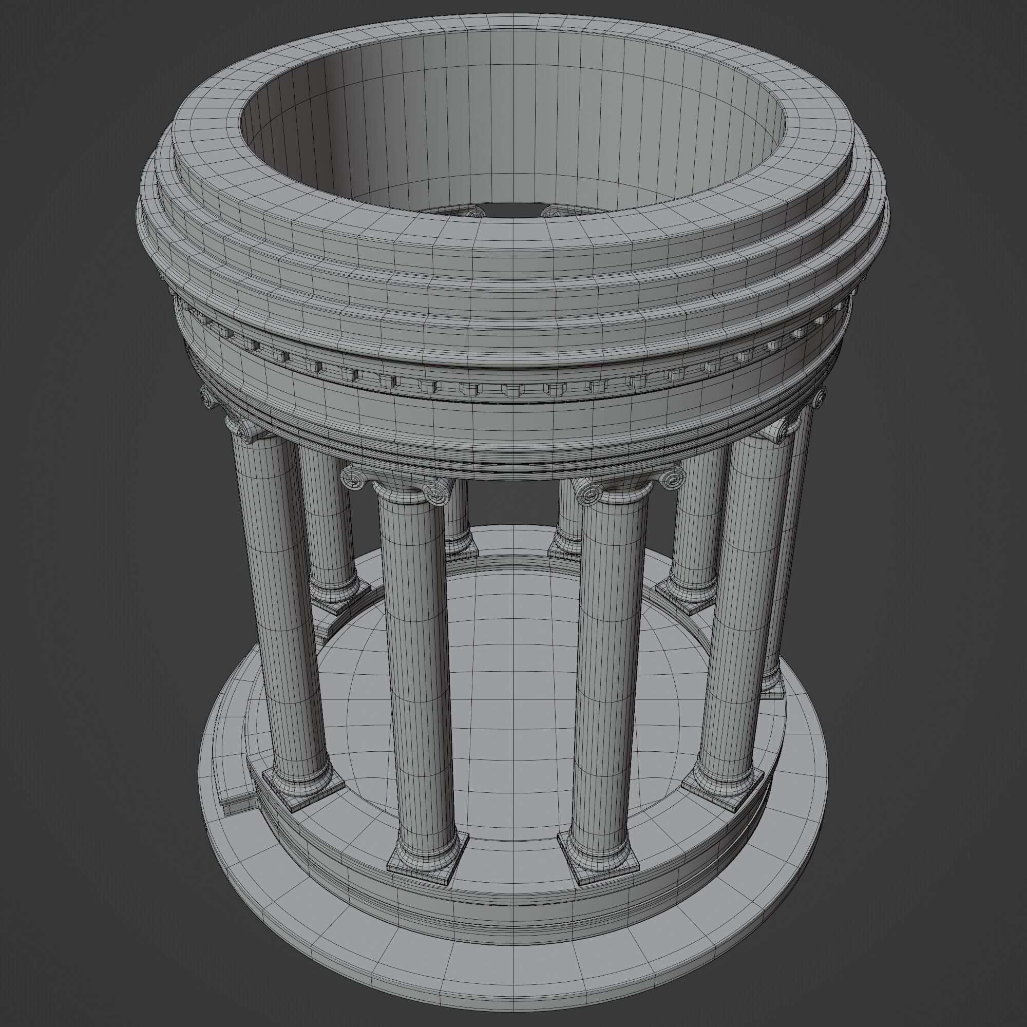 Sculpture Column 3D model_14