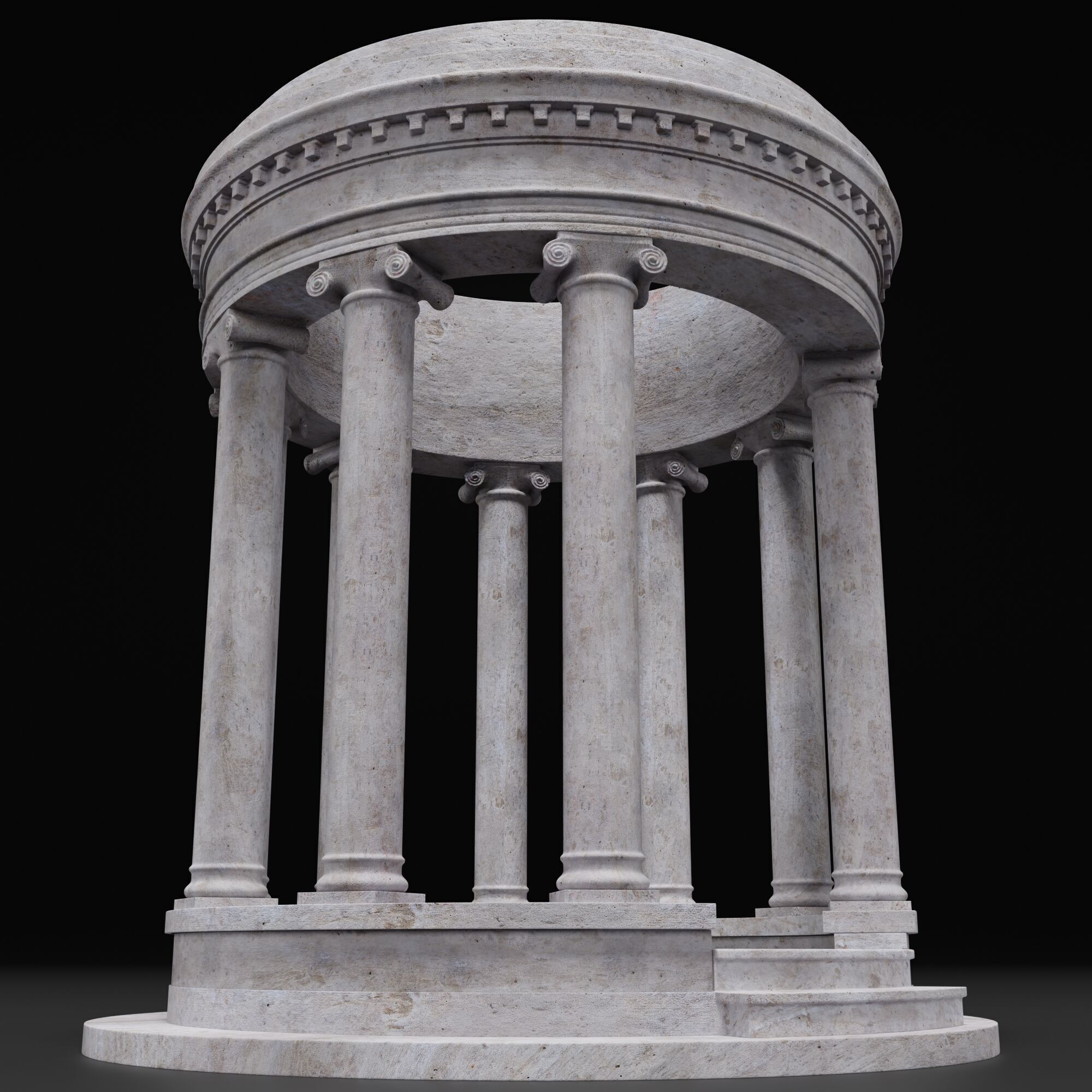 Sculpture Column 3D model_1