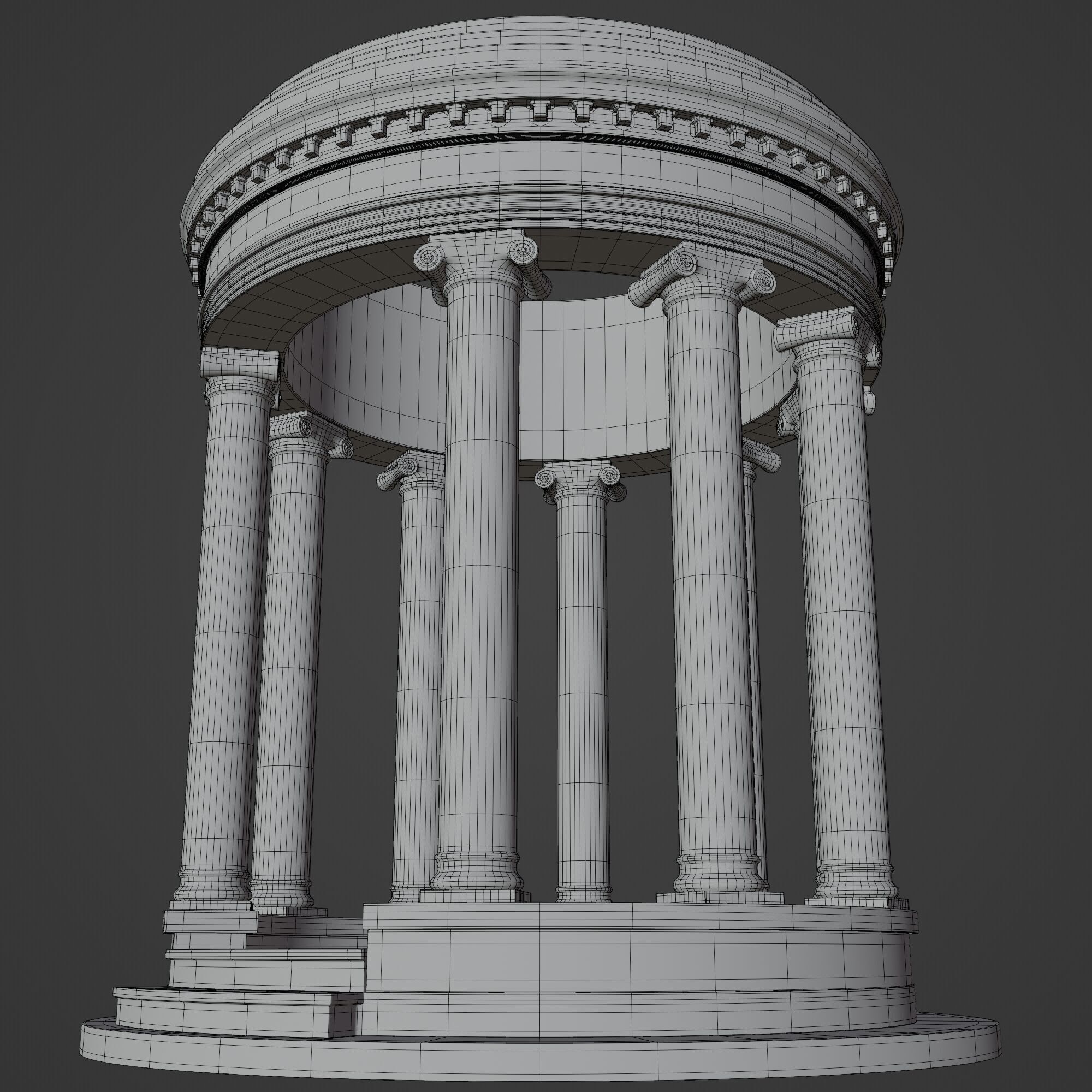 Sculpture Column 3D model_15
