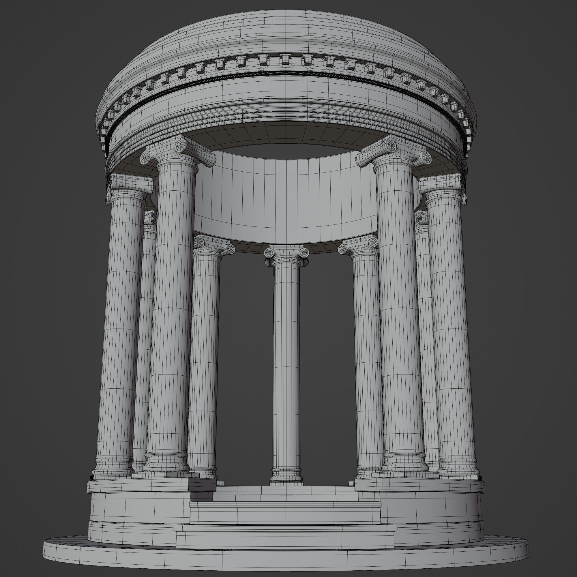 Sculpture Column 3D model_16