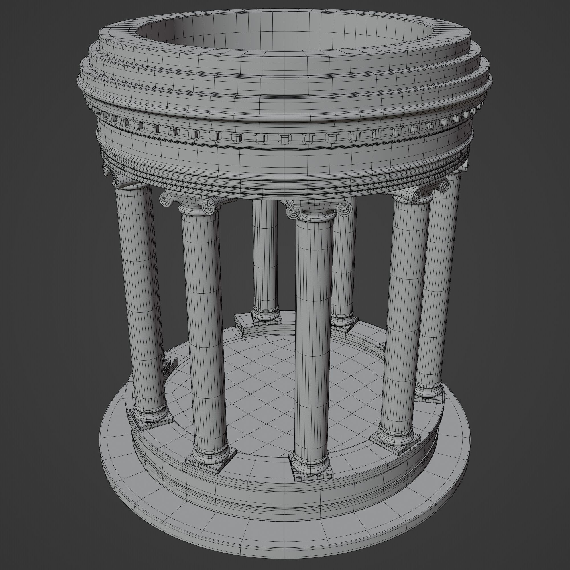 Sculpture Column 3D model_13