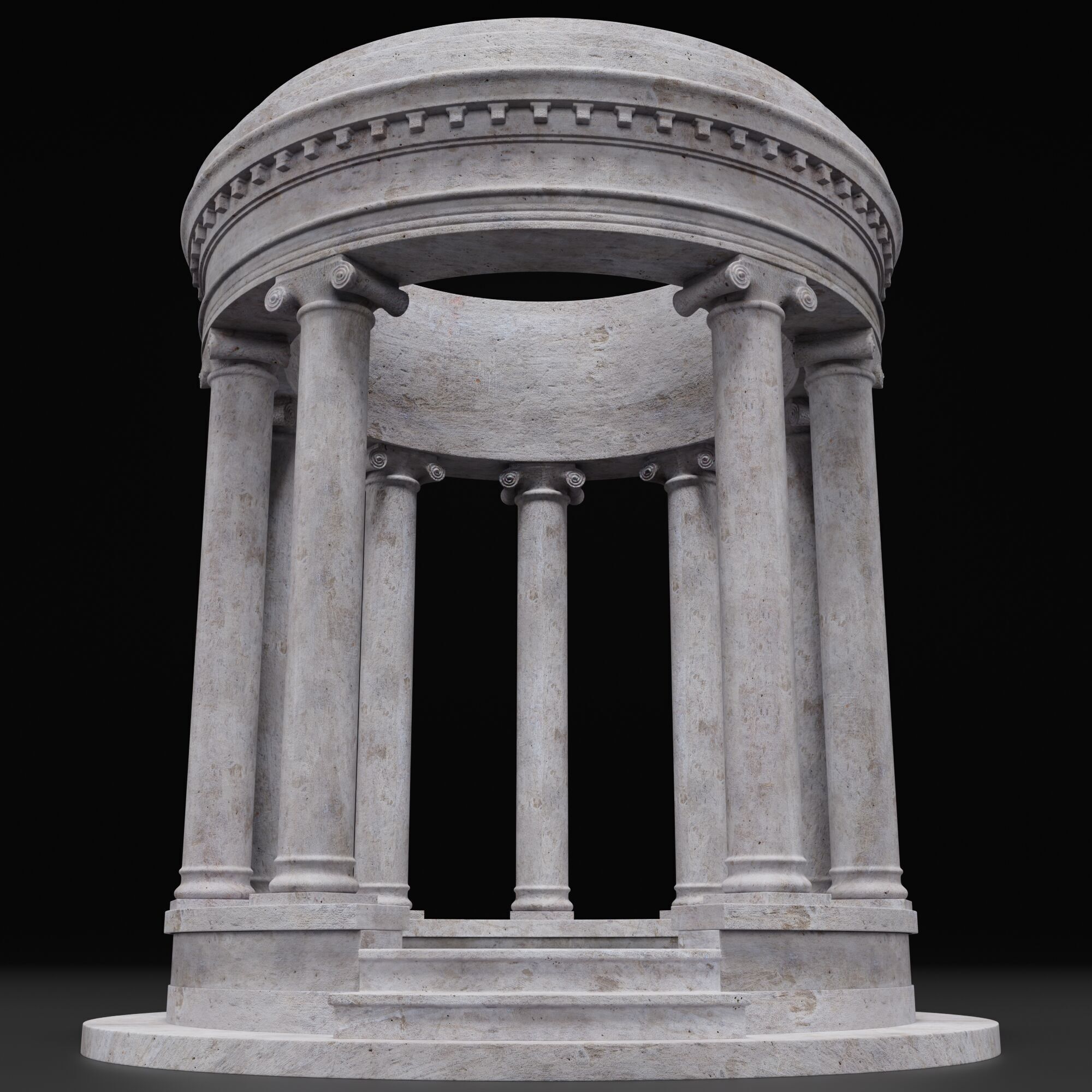Sculpture Column 3D model_8