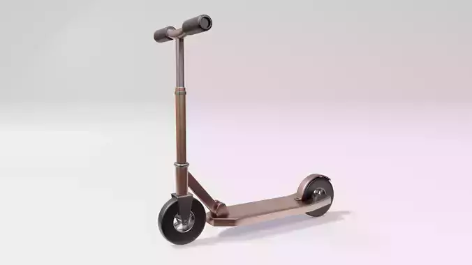scooter game ready asset with texture