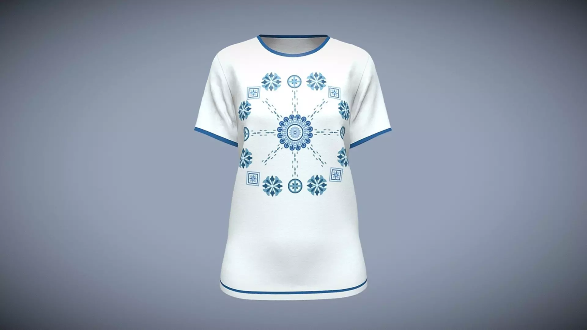 Female Tops In Low Poly Low-poly 3D model