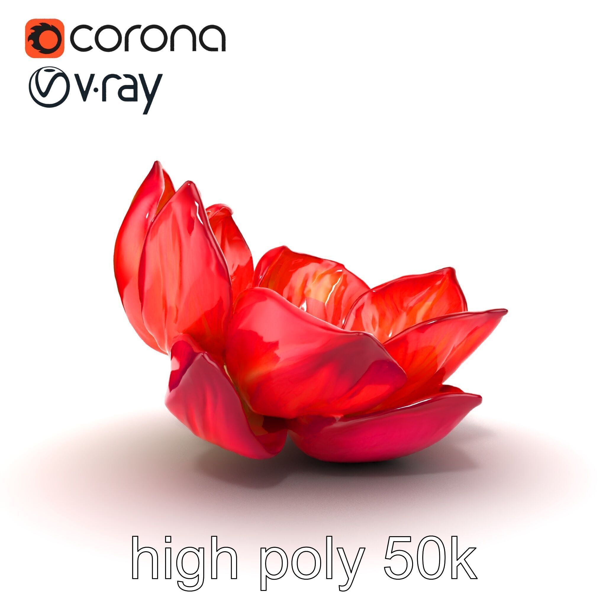 Magical Blooming Flora model pack Low-poly 3D model_26
