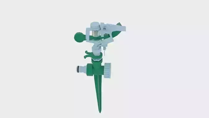 Kingfisher Impulse Garden Sprinkler Low-poly 3D model