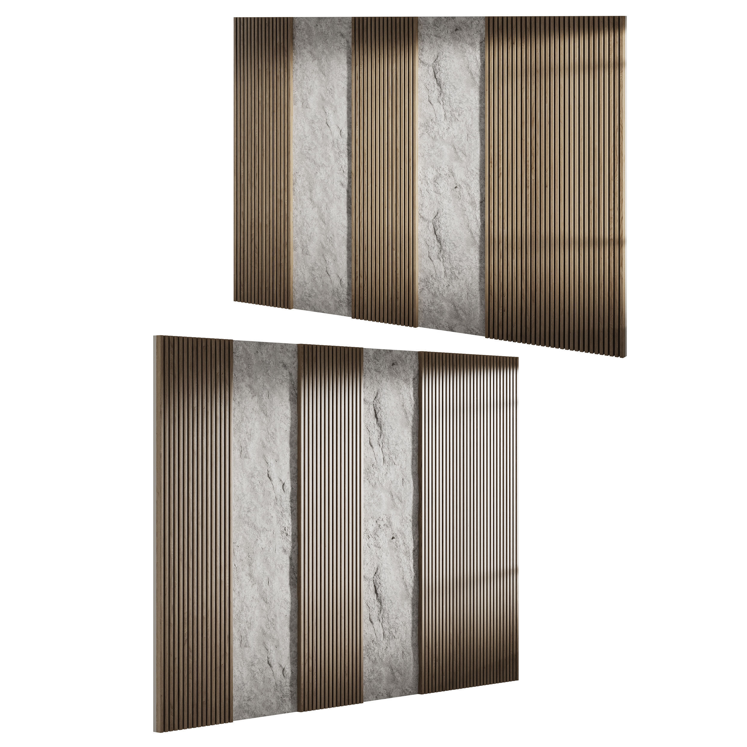 3d Wall Panel 1 Headboard 3D model_9