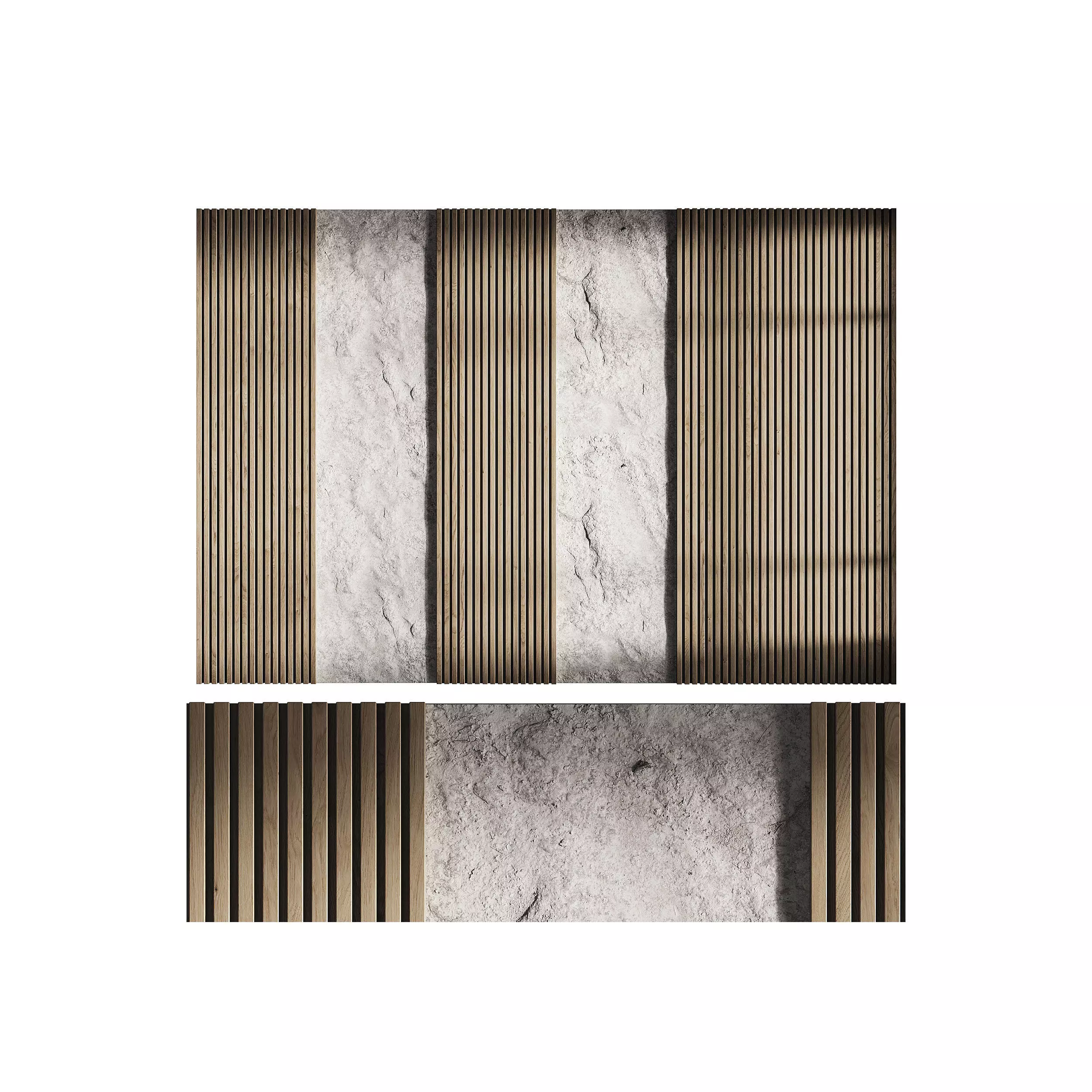 3d Wall Panel 1 Headboard 3D model_0