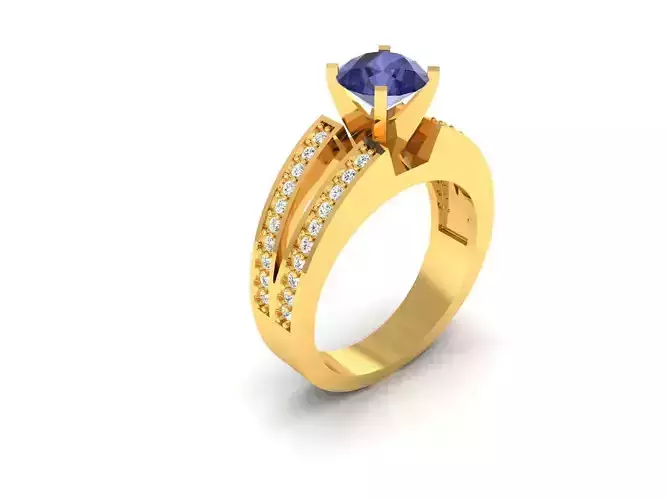 Women Ring  Render 3dm STL OBJ FBX Details